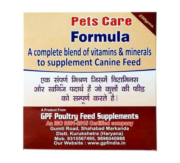 GPF Pets Care Formula_cover